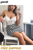 gwmlk Summer Lace Bodysuit Women Hollow Out Bodycon Sexy Bodysuit Jumpsuit Overalls Streetwear