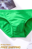 gwmlk Men's Underwear Sexy Solid Color Briefs Underpants Comfortable Male Breathable Brief Adult Panties Boxer Shorts Underwear