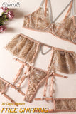 Gwmlk Erotic Lingerie Porn Underwear Uncensored Transparent Bra Briefs 5-Piece Fancy Lace Delicate Fine Intimate Luxury Sets