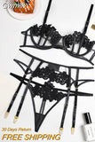 Gwmlk Lingerie Exotic Costumes Hollow Out Transparent Erotic Sets Sensual Porn Lace Underwear Intimate Sexy Bra And Panty Set