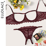 Gwmlk Lingerie Set Sexy Hollow Out Lingerie Underwear Set Women's Push Up Bra Erotic Lingerie Sex Underwear For Women