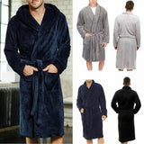 Gwmlk New Hot Sale Mens Ladies Cotton Terry Towelling Shawl Bathrobe Gown Bath Robe