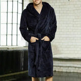 Gwmlk New Hot Sale Mens Ladies Cotton Terry Towelling Shawl Bathrobe Gown Bath Robe