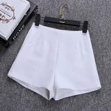 gwmlk New Summer hot Fashion New Women Shorts Skirts High Waist Casual Suit Shorts Black White Women Short Pants Ladies Shorts