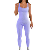 Gwmlk Piece Jumpsuit and Rompers Women Sport Yoga Fitness Jumpsuit Sexy Sleeveless Vest Bodysuit Slim Casual Bodysuit Female