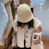 Gwmlk Women Winter Soft Furry Jackets and Coats Chic Solid Plush Fur Jacket Female Thicken Warm Pockets Outerwear Faux Fur Coat Women