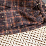 Gwmlk Vintage Plaid Thicken Winter Skirts for Women 2023 Autumn High Waisted Long Woolen Skirt Women Elegant A-Line Skirts