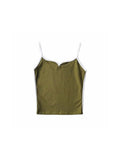 gwmlk crop top summer sexy tops women 2023 spaghetti strap top casual v neck camis knit sleeveless cami top army green cami gray