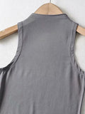 gwmlk Summer NEW Arrival Women Solid Color Causal Sexy Croped-Top Sleeveless Tank Streetwear