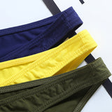 gwmlk Men's Underwear Sexy Solid Color Briefs Underpants Comfortable Male Breathable Brief Adult Panties Boxer Shorts Underwear