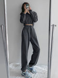 gwmlk Sweatpants For Women Summer Baggy Pants High Waist Jogger Wide Leg Trousers Spring Women's Sports Pants Summer Sweatpants