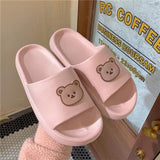 Gwmlk Slippers Women's Summer Flip-Flops Sandals 2023 Platform Casual House of Sunny Kawaii Home Soft